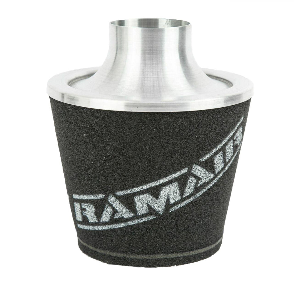 Ramair Large Foam Filter Aluminium Base 80mm (3.1inch) OD SIlver