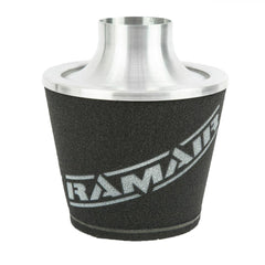 Ramair Large Foam Filter Aluminium Base 80mm (3.1inch) OD SIlver