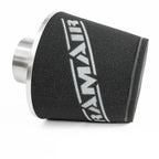 Ramair Large Foam Filter Aluminium Base 90mm (3.5inch) OD Silver