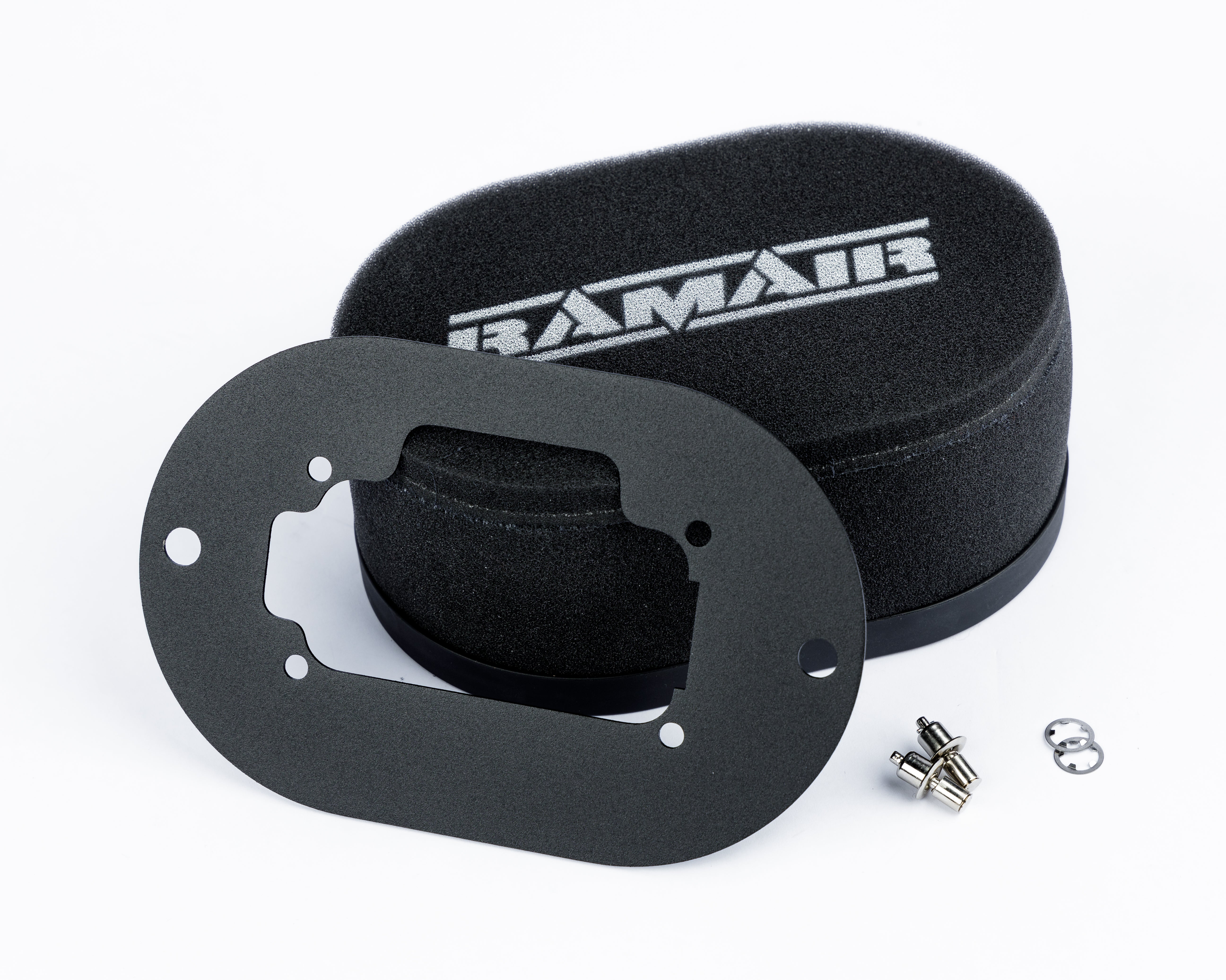 Filtre à air en mousse pour carburateur avec embase pour Weber 32/36 DGV/DGEV, 38 DGAS/DGMS - Hauteur interne 100 mm