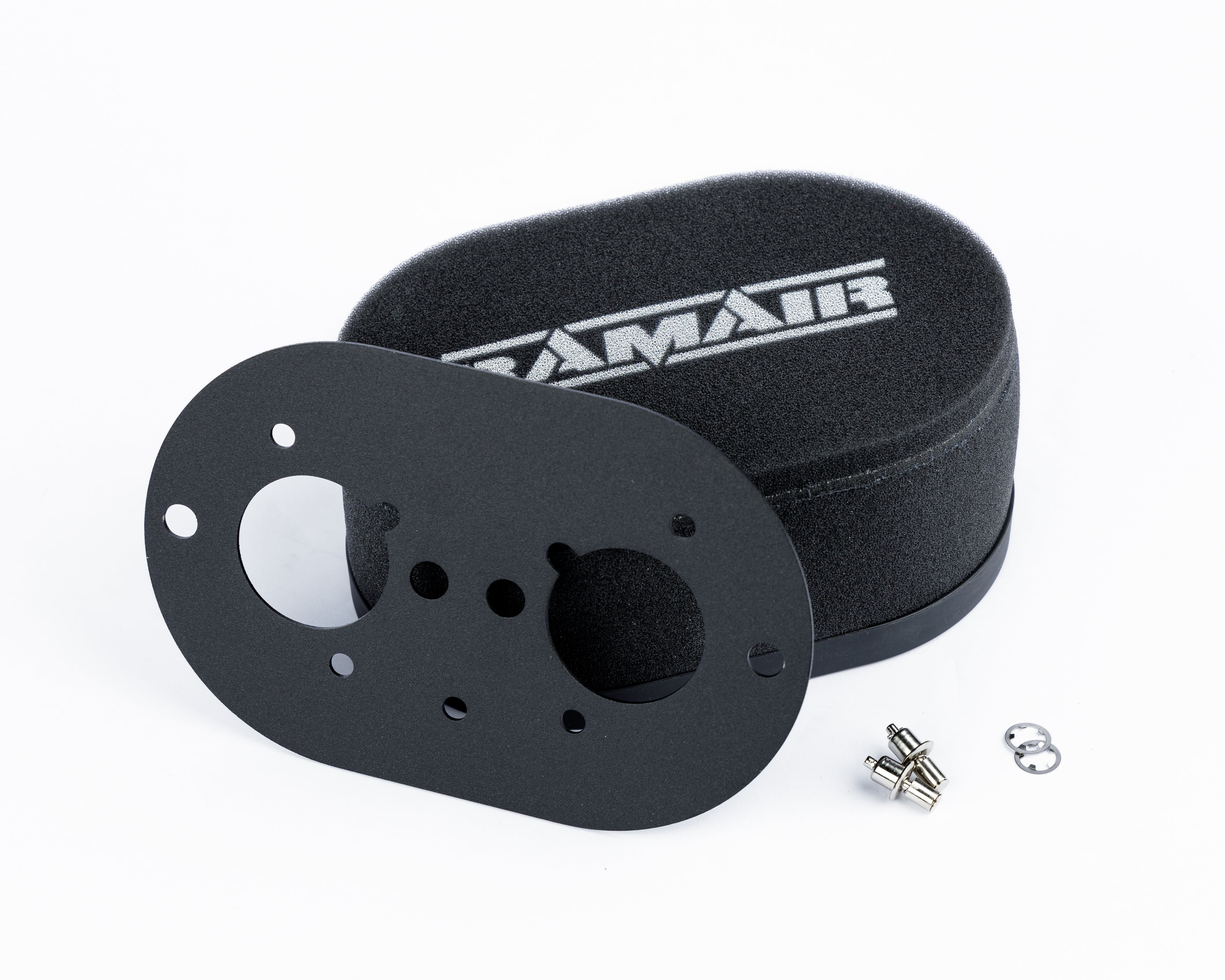 Filtro de aire de espuma para carburador con placa base para Weber 40 IDF - Altura interna de 40 mm