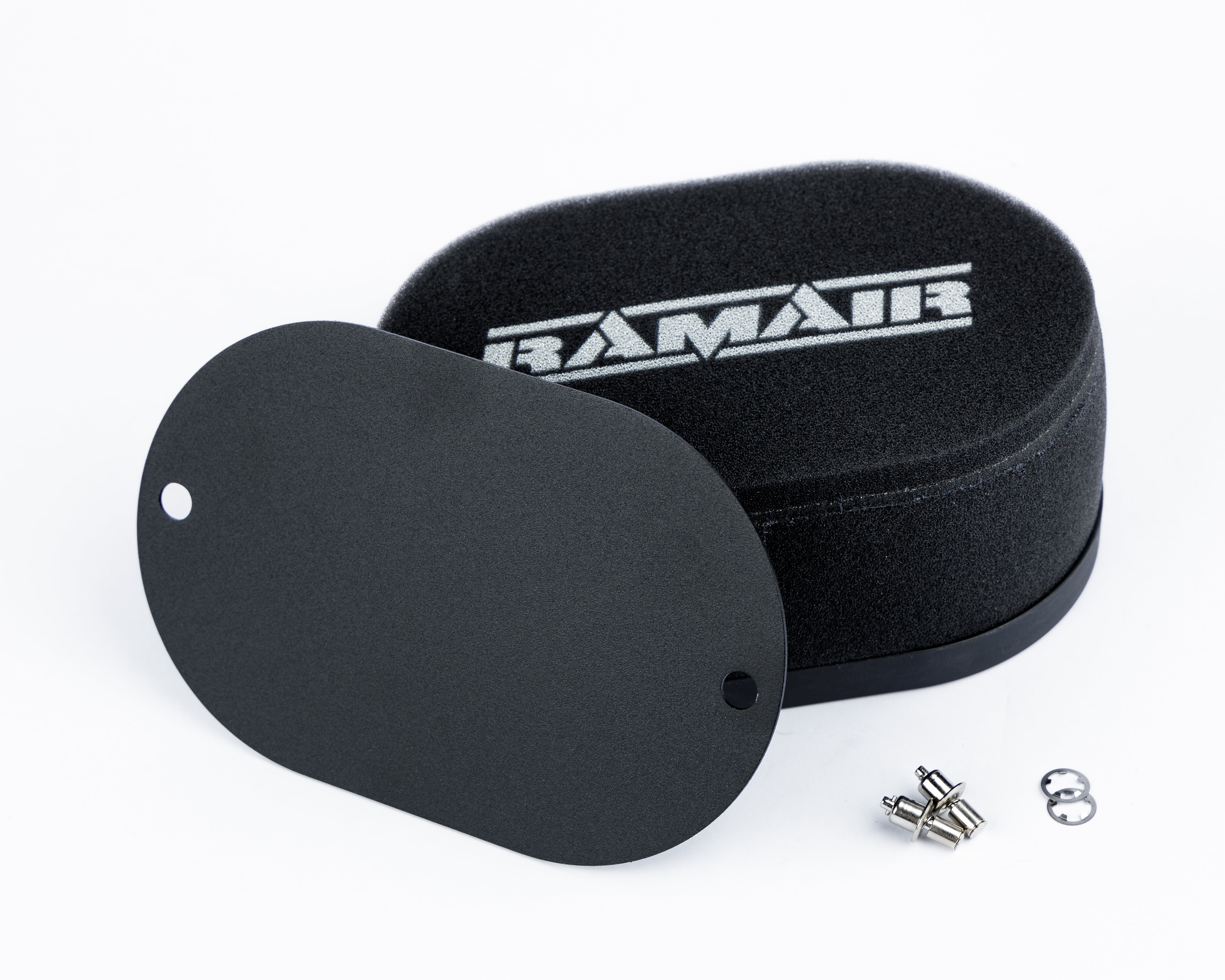 Filtre à air en mousse de carburateur avec plaque de base vierge - Hauteur interne 65 mm