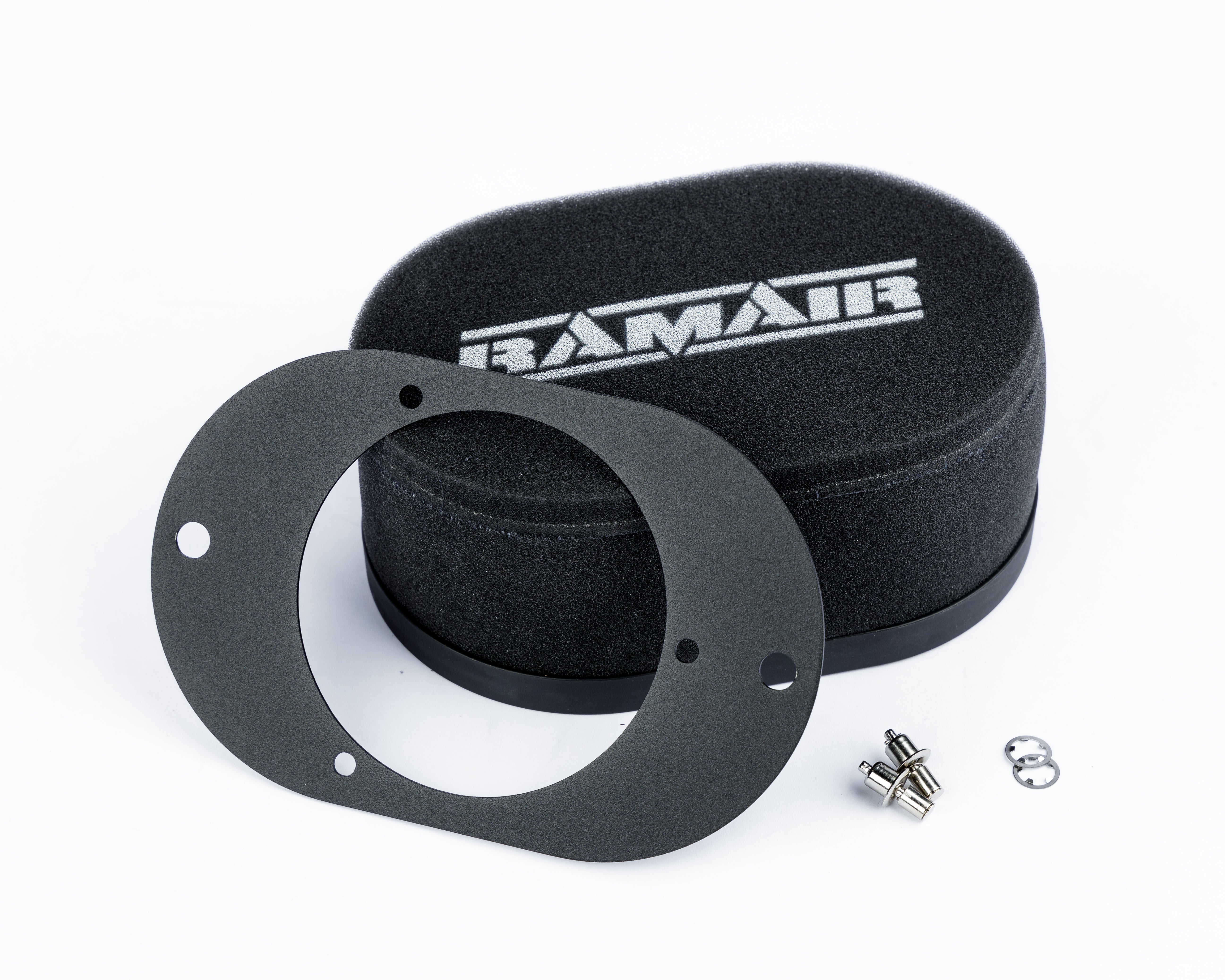 Filtro de aire de espuma para carburador con placa base para Weber 23/32 TLD - Altura interna de 65 mm