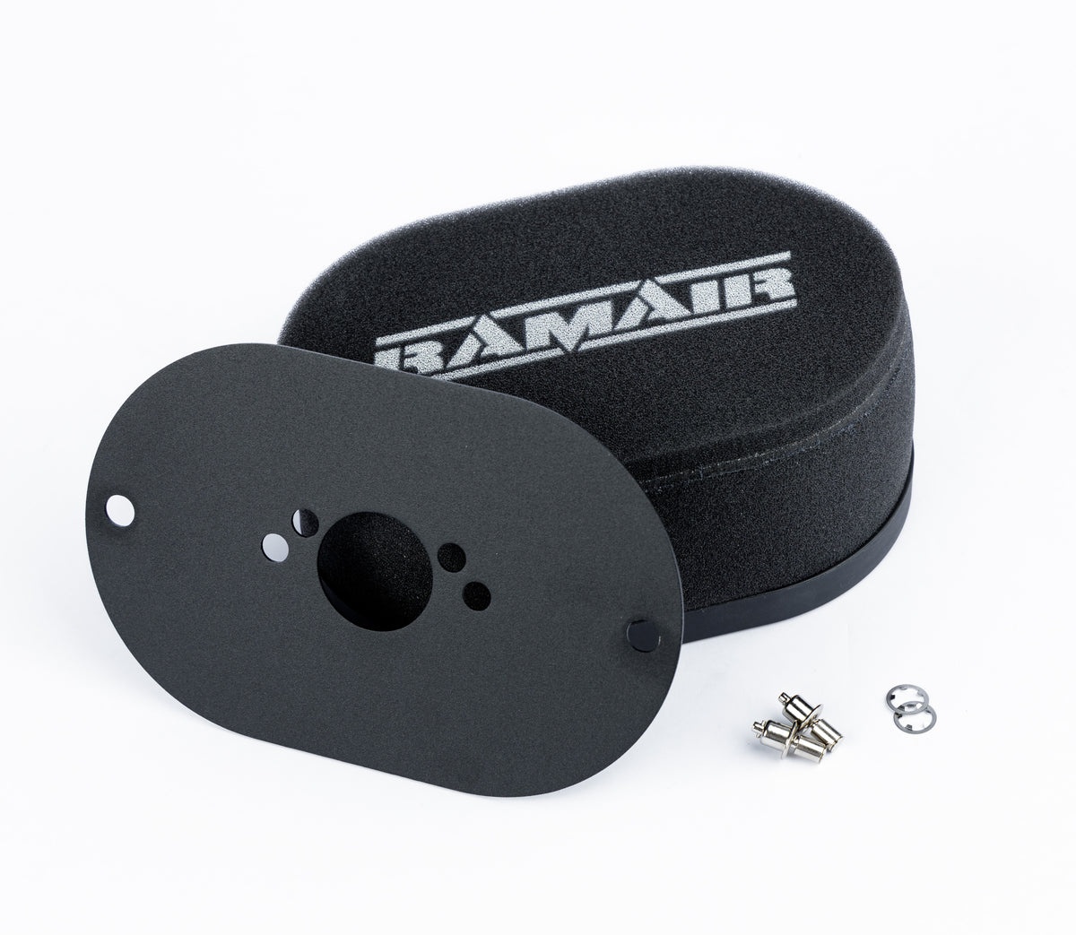 Carburettor Foam Air Filter with Baseplate to fit SU HS2 1.25in (32mm Mini Offset) - 65mm Internal Height