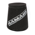 Filtro de aire Ramair de espuma universal cónico, cuello de goma desplazado, 70 mm (2,75 pulgadas) de DI