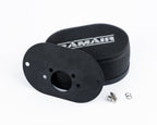 Filtre à air en mousse de carburateur avec plaque de base pour SU HS6 (Mini déporté) - Hauteur interne 40mm