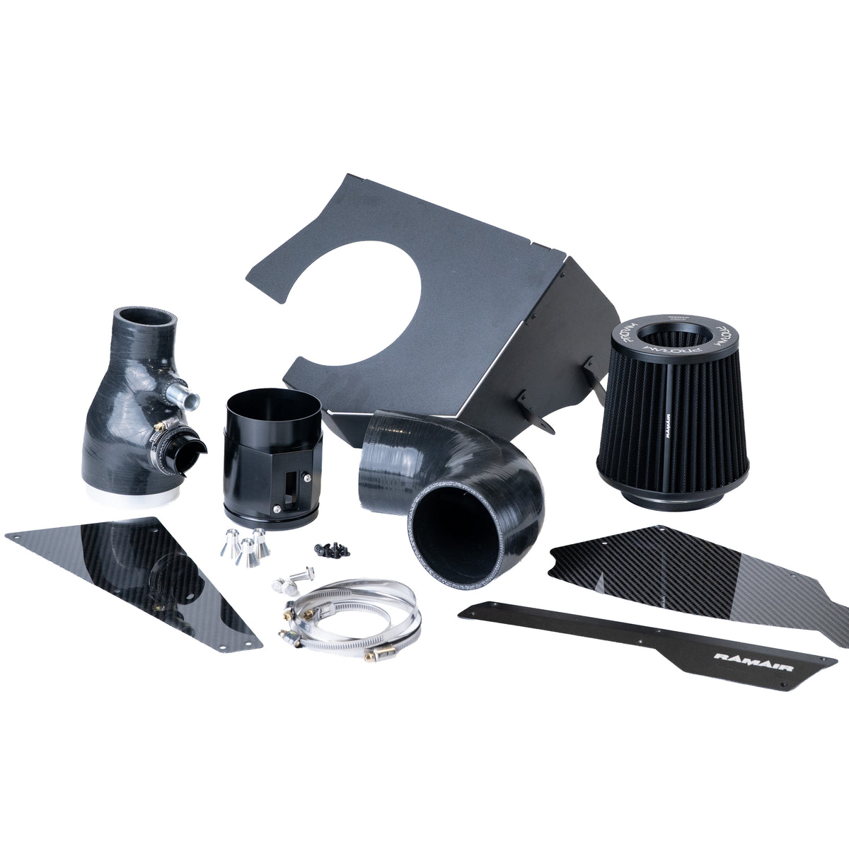 Kit di aspirazione pieghettato con coperchio in fibra di carbonio per BMW serie G 2.0 B48
