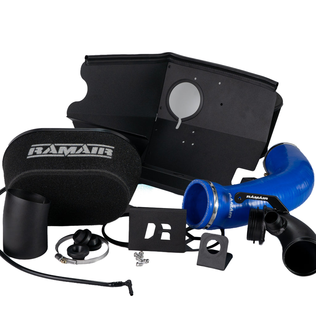 Kit di aspirazione Performance Foam con gomito turbo per 2.0 TSI MQB VAG - Tubo blu