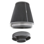 Filtro de aire cónico y embudo de admisión Ramair Pleated Large Uni Performance - 90mm (3.5 pulgadas) de diámetro exterior