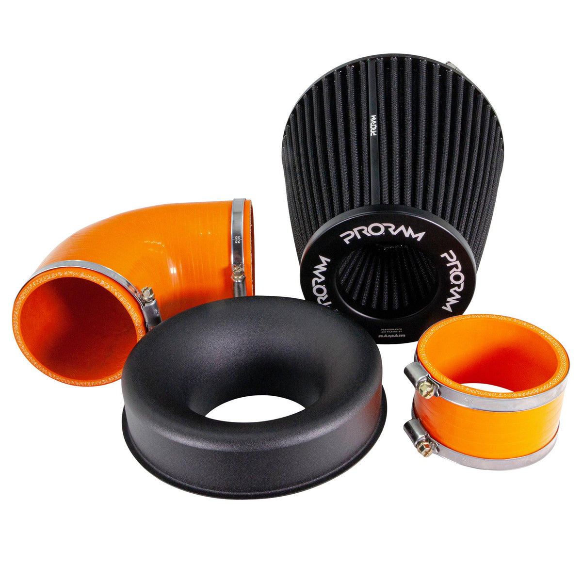 Kit de inducción plisado de rendimiento para Focus ST MK2 - Mangueras naranjas