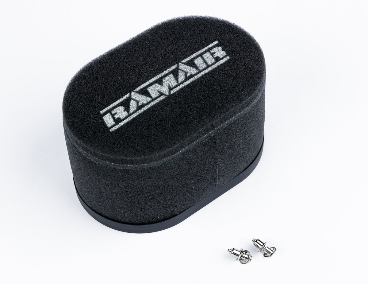 Carburettor Foam Air Filter with Baseplate to fit Weber 32/34 DMTL, DMTR, DATR - 100mm Internal Height