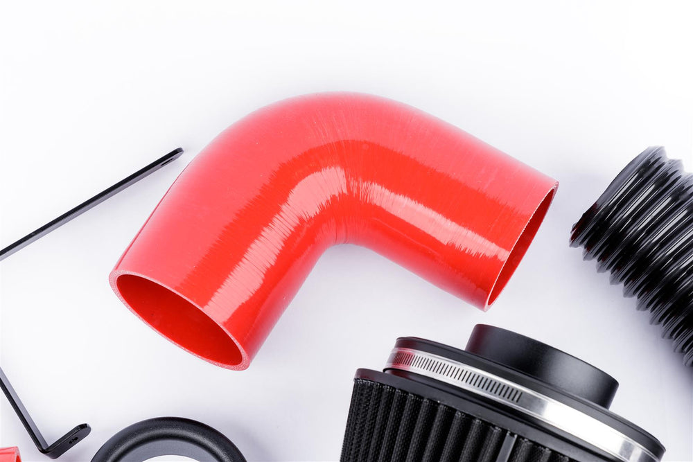 Performance Pleated Induction Kit for VW MK5 Golf R32 3.2 V6 - Red Hoses