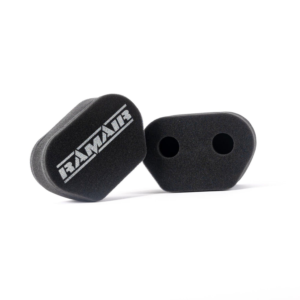 2x Twin Inlet Motorcycle Carb Sock Foam Air Filter 29mm