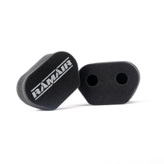 2x Twin Inlet Motorcycle Carb Sock Foam Air Filter 29mm