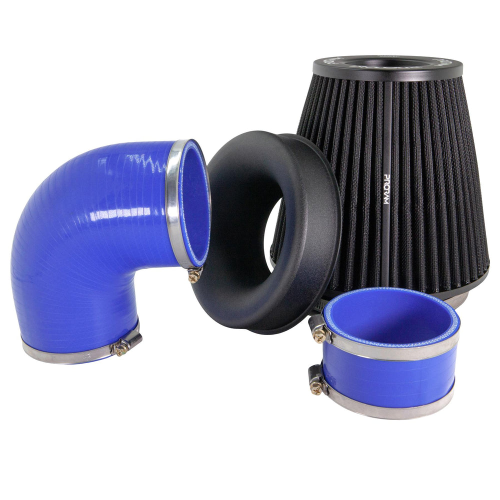 Performance Pleated Induction Kit for MK2 Focus ST - Blue Hoses