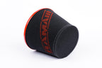 Ramair Foam Jet Stream Large Cone Air Filter 70mm (2.75inch) OD Red with Silicone Coupler