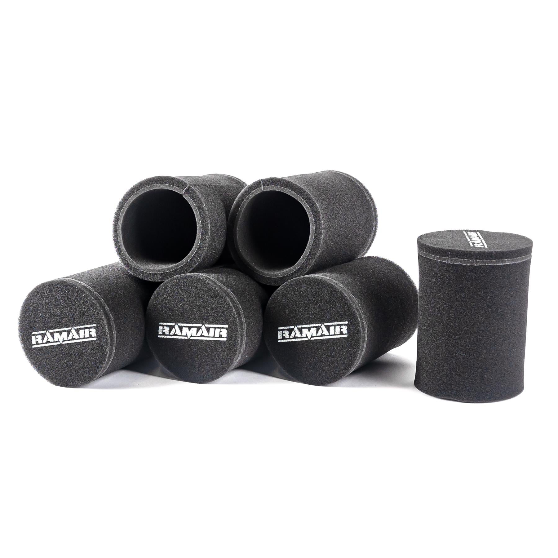 Carb Sock Foam Air Filter Single Inlet 90mm - 6 Pack