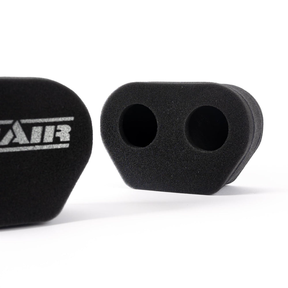 2x Twin Inlet Motorcycle Carb Sock Foam Air Filter Tall 80mm