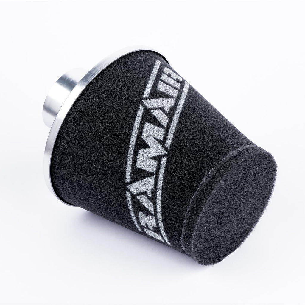 Ramair Medium Foam Filter Aluminium Base 90mm (3.5inch) OD Silver with Silicone Coupler