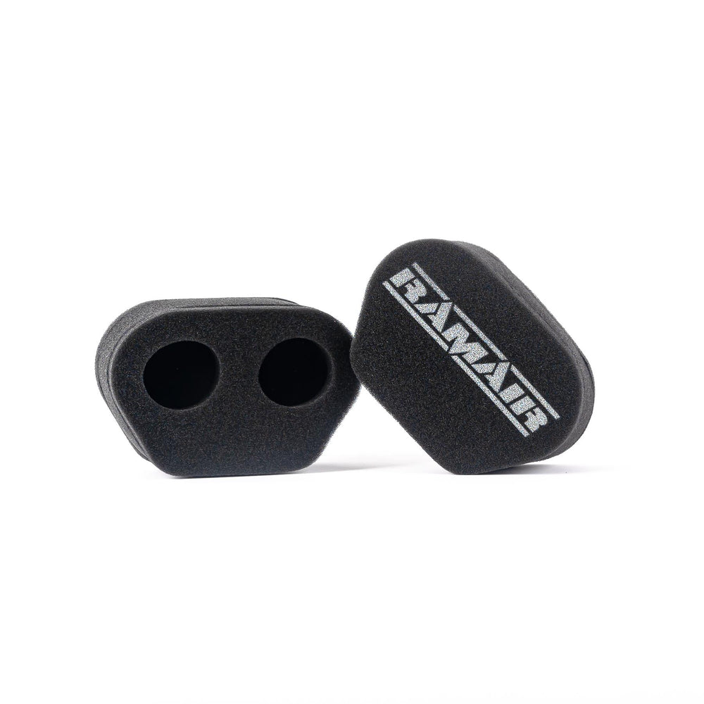 2x Twin Inlet Motorcycle Carb Sock Foam Air Filter 72mm