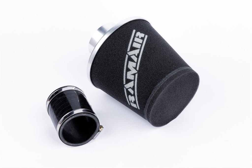 Ramair Foam Performance Universal Cone Small Intake Filter Coupler - 80mm (3.1inch) Silver