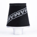 Ramair Medium Foam Filter Aluminium Base 90mm (3.5inch) OD Silver with Silicone Coupler