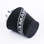 Ramair Medium Foam Filter Aluminium Base 60mm (2.3inch) OD Silver with Silicone Coupler