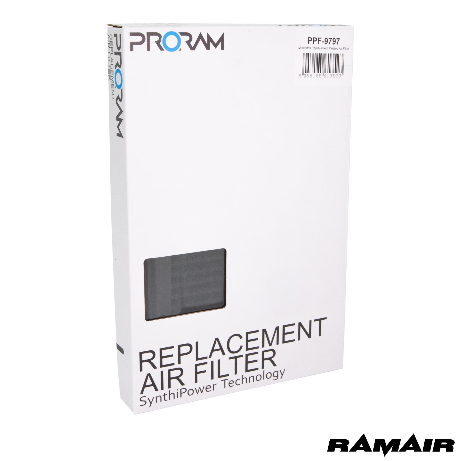 Performance Pleated Replacement Air Filter for Mercedes Benz 2.0T M274