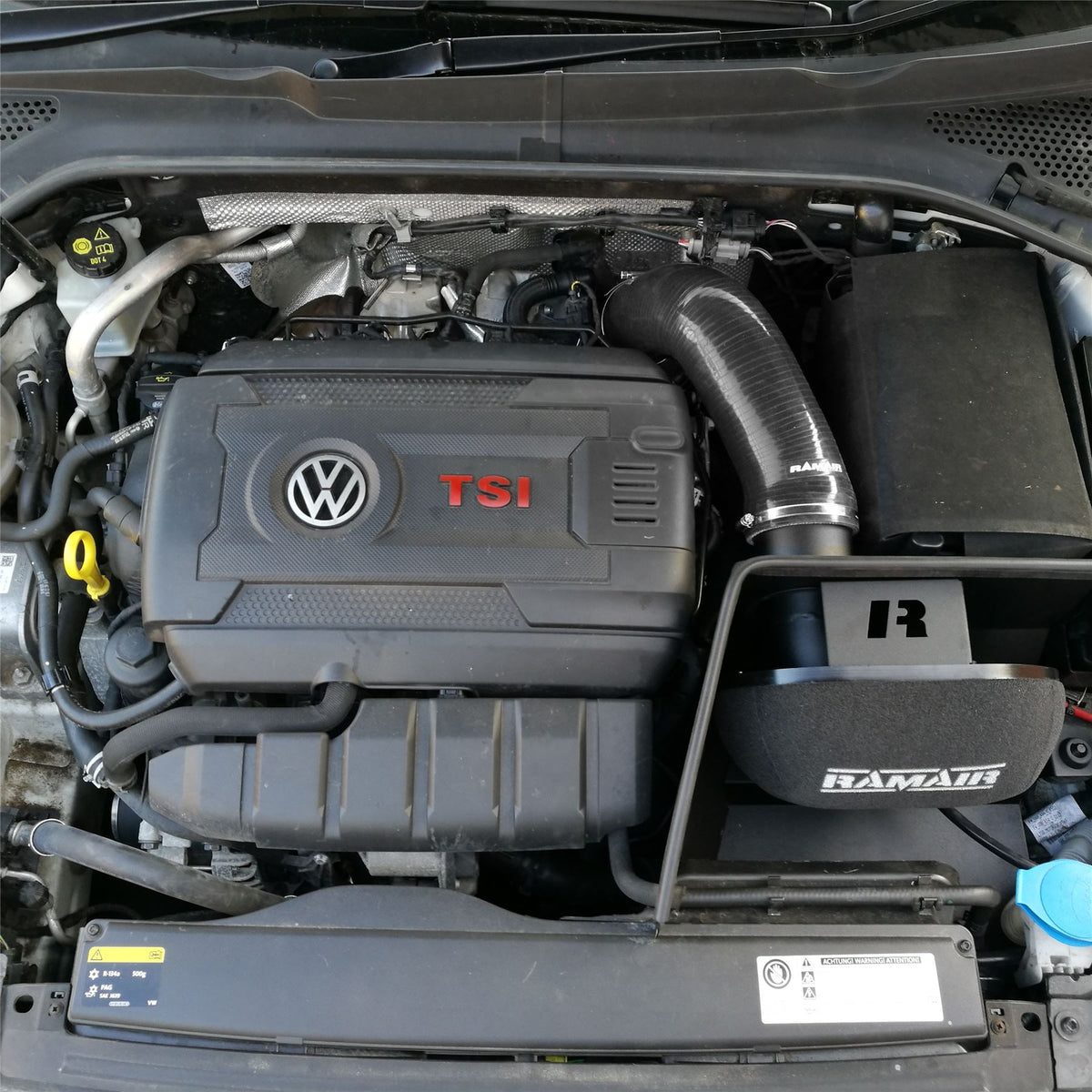 Performance Foam Induction Kit With Turbo Elbow for 2.0 TSI MQB VAG - Black Hose