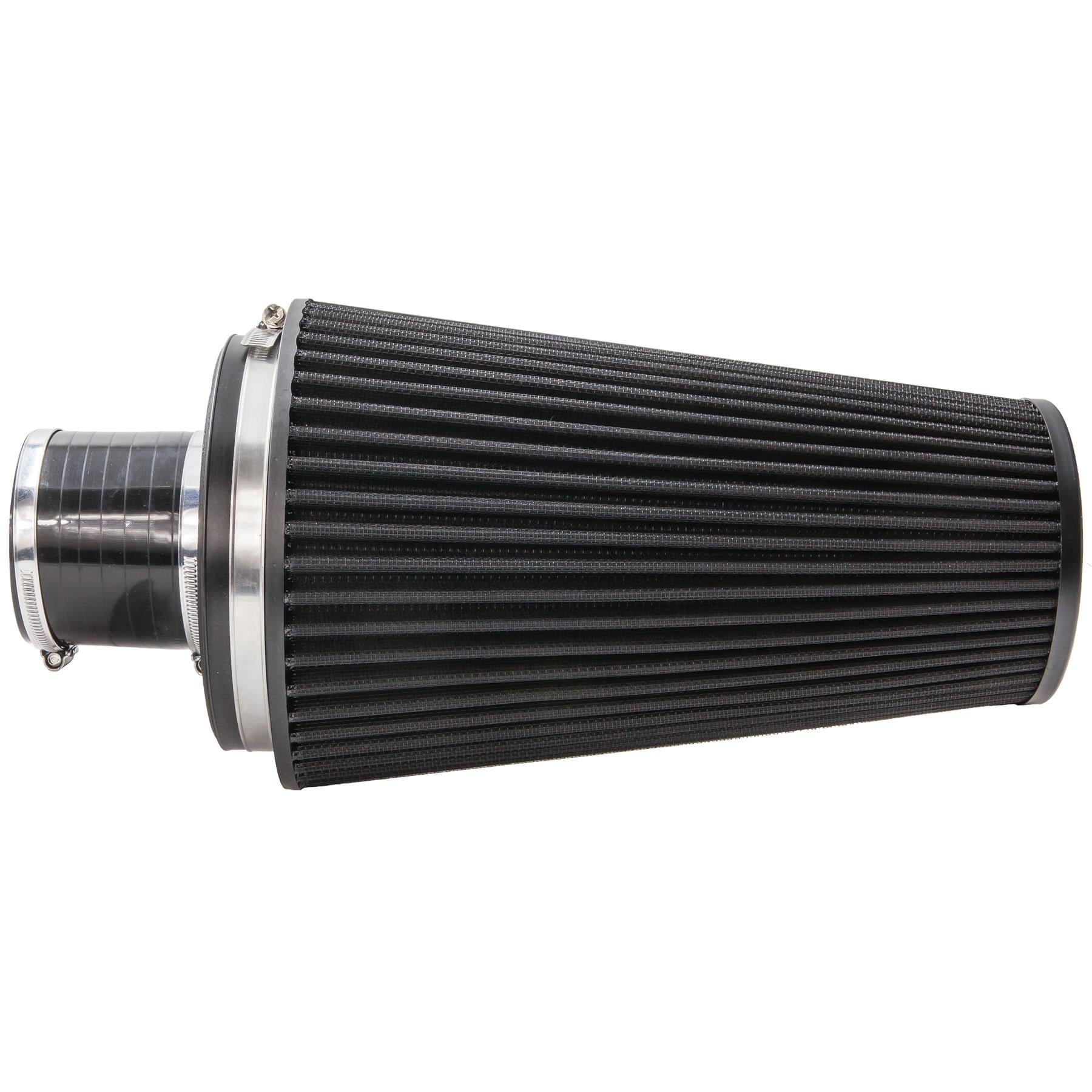 Ramair Pleated 76mm (3inch) ID Neck XLarge Cone Air Filter with Velocity Stack and Coupling