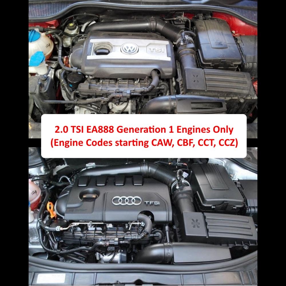 Performance Foam Induction Kit for 2.0 TSI TFSI MK6 GTI - Blue Hose