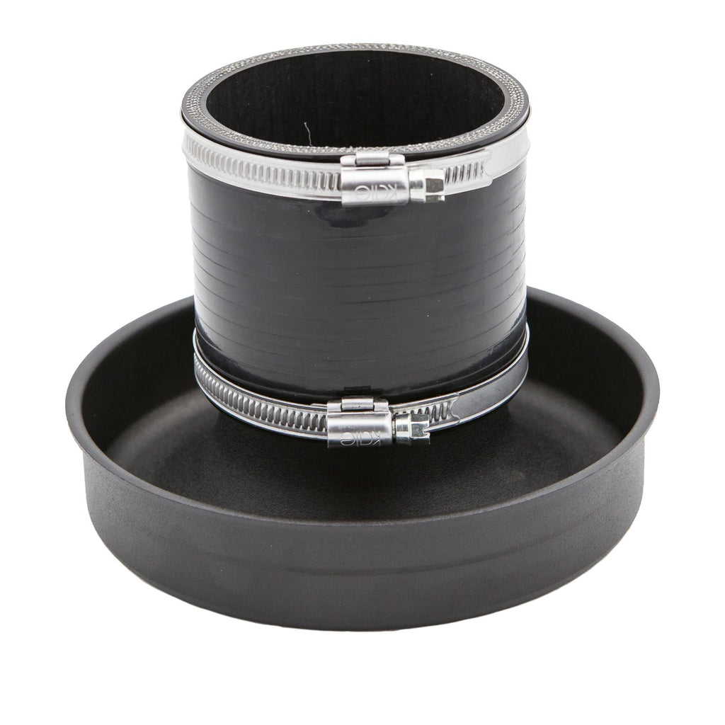 Ramair Pleated 102mm (4inch) ID Neck Large Cone Air Filter with Velocity Stack and Coupling
