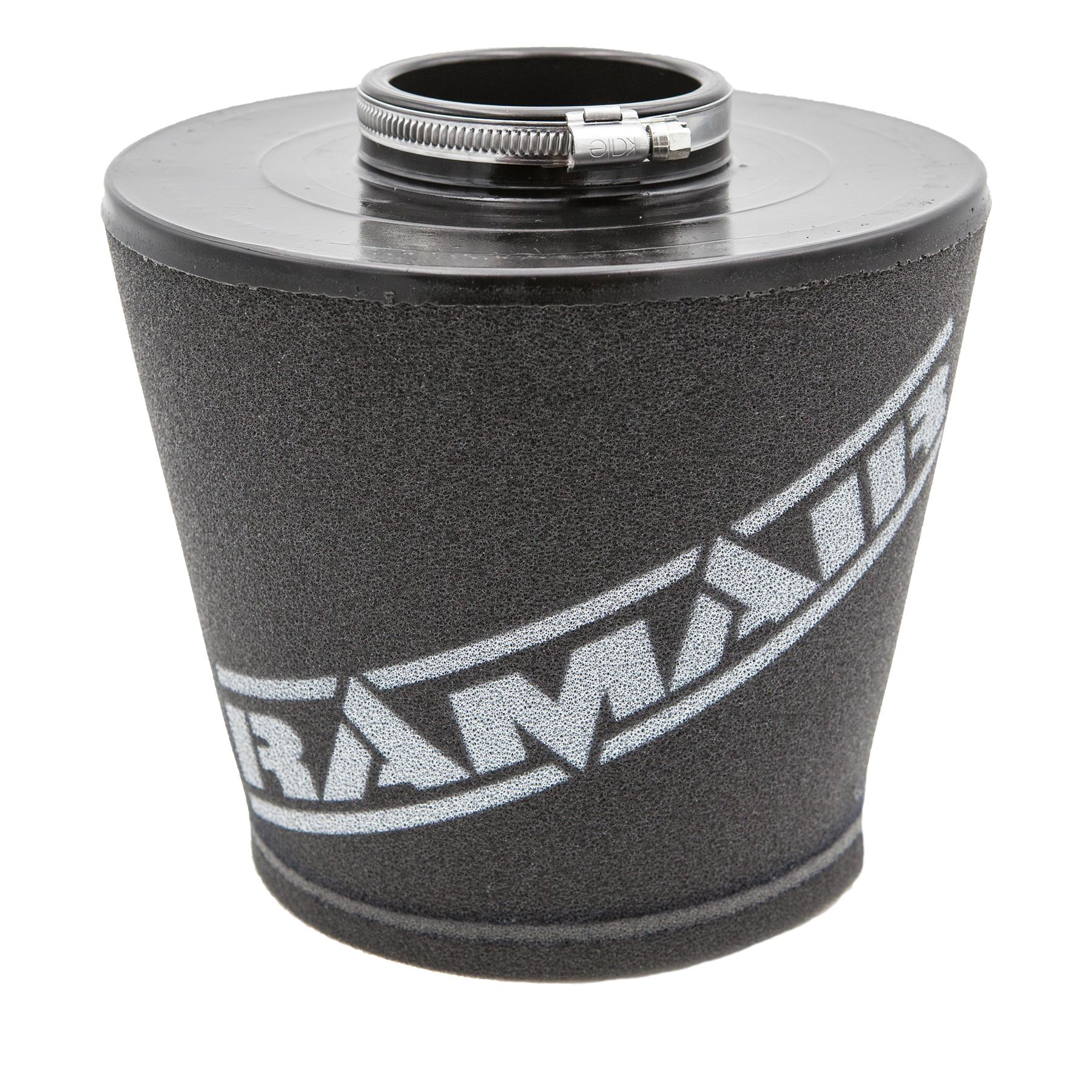 Ramair Foam Performance Universal Cone Intake Rubber Neck Air Filter 80mm (3.1inch) ID