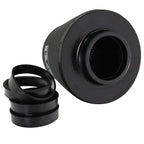 Ramair Foam 70 - 90mm (2.75inch - 3.5inch) ID Neck Polymer Base Neck Cone Air Filter with Reducing Rings