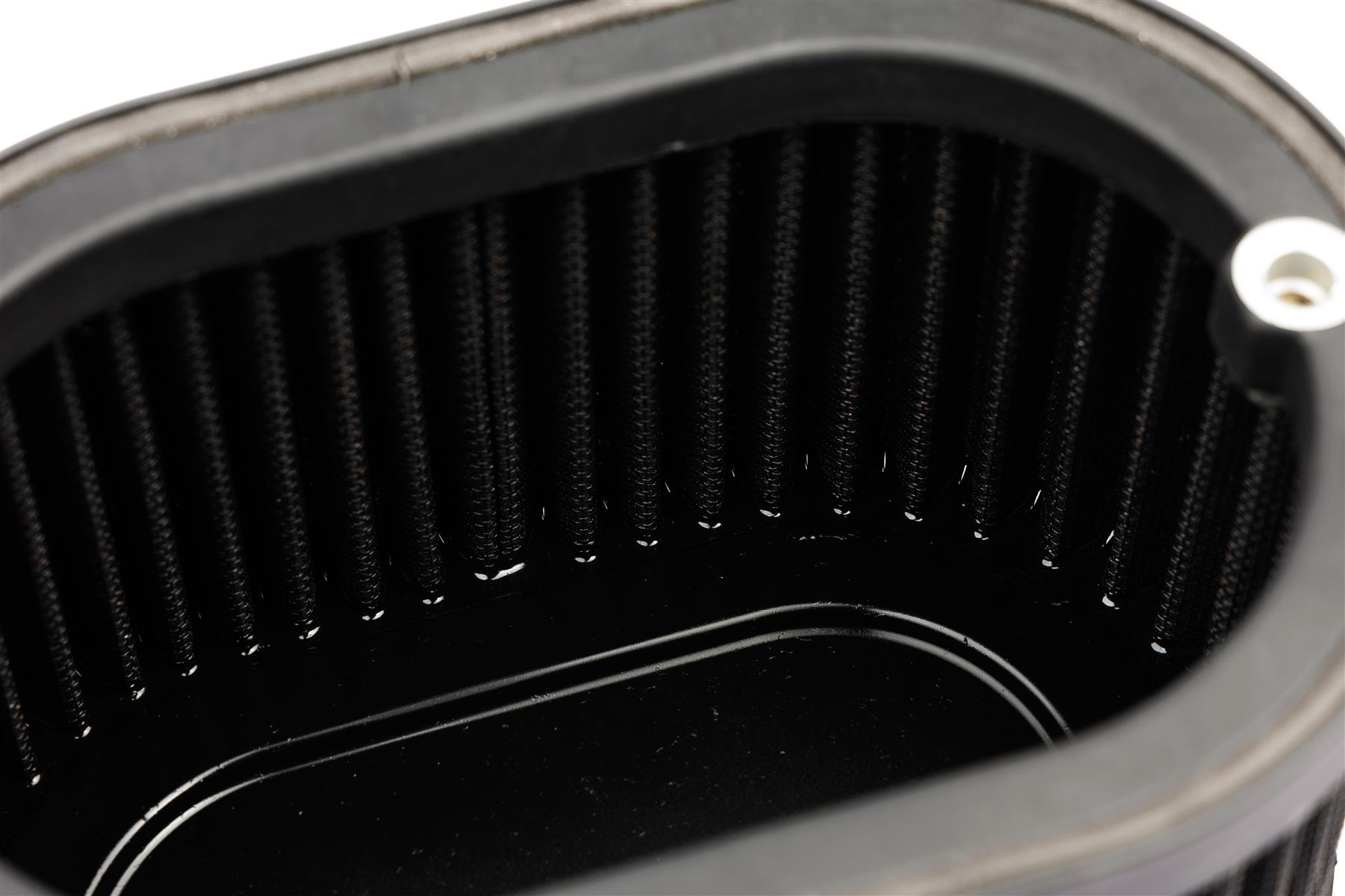 Pleated Carb Intake Air Filter MultiFit Blank Plate 100mm Int Height