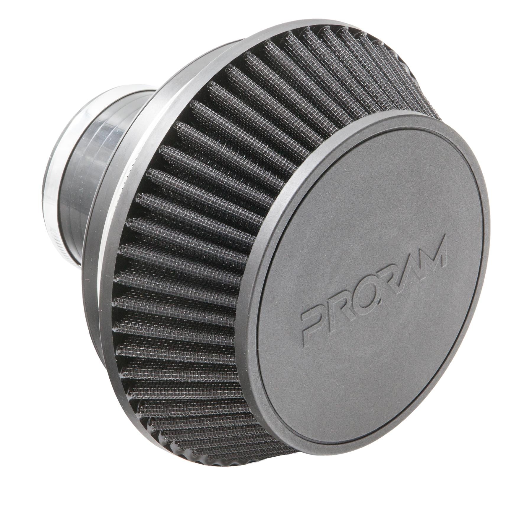 Ramair Pleated 70mm (2.75inch) ID Neck Small Cone Air Filter with Velocity Stack and Coupling