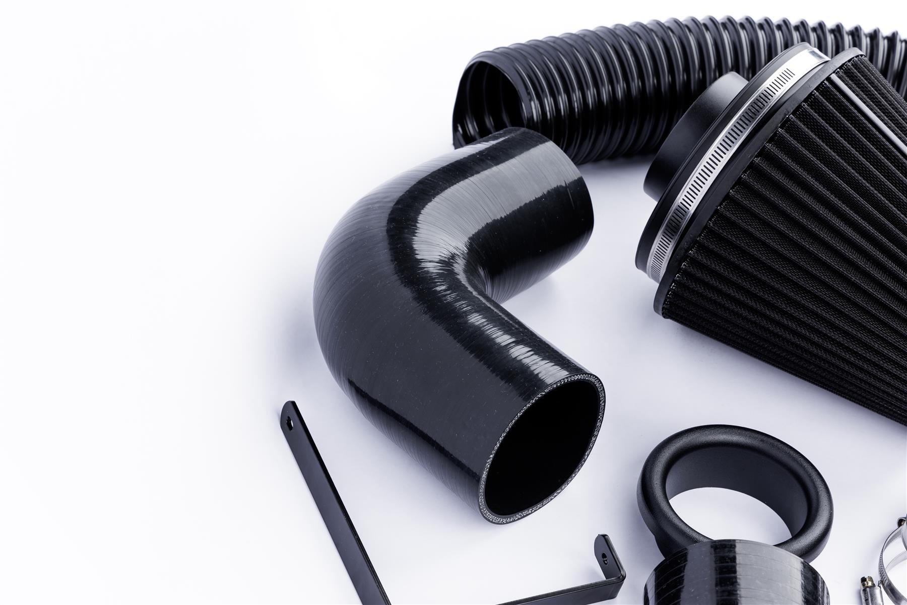 Performance Pleated Induction Kit for VW MK5 Golf R32 3.2 V6 - Black Hoses