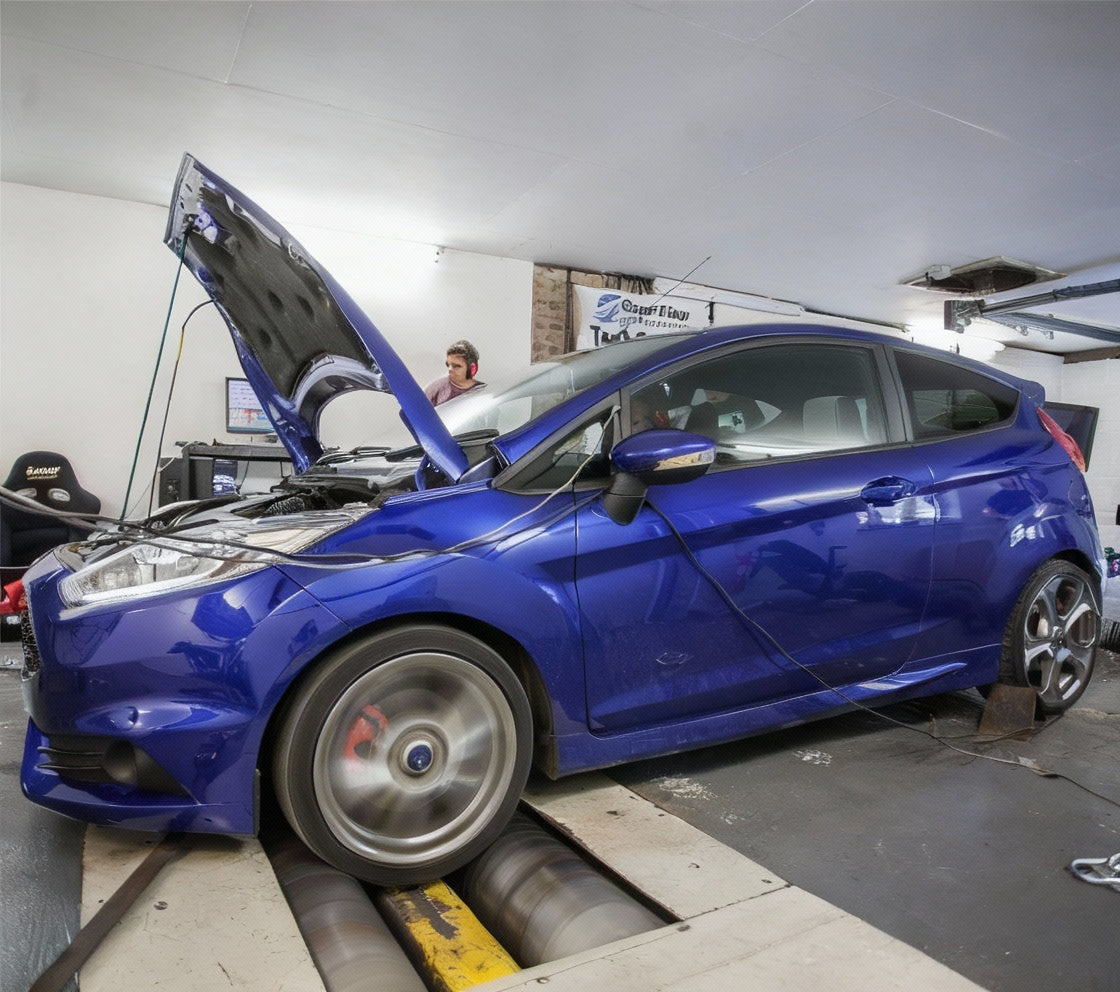 Ford Fiesta ST 180 MK7 Ecoboost Blue Silicone Intake Hose