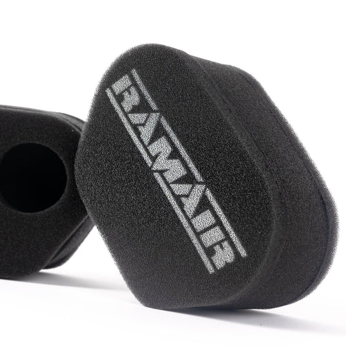 2x Twin Inlet Motorcycle Carb Sock Foam Air Filter 72mm