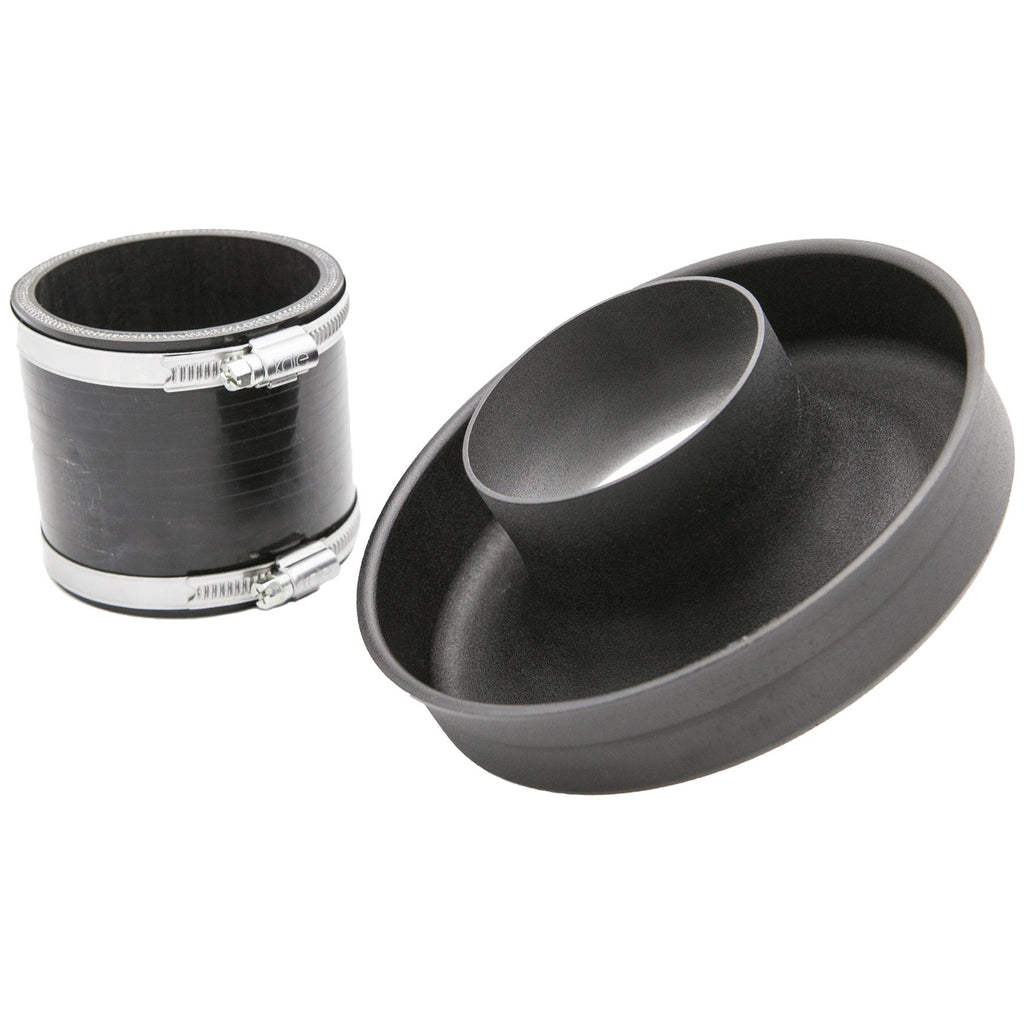 Ramair Pleated 102mm (4inch) ID Neck Large Cone Air Filter with Velocity Stack and Coupling