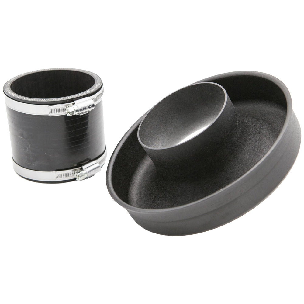 Ramair Pleated 102mm (4inch) ID Neck Large Cone Air Filter with Velocity Stack and Coupling