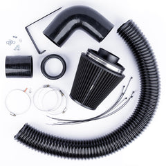 Performance Pleated Induction Kit for VW MK5 Golf R32 3.2 V6 - Black Hoses