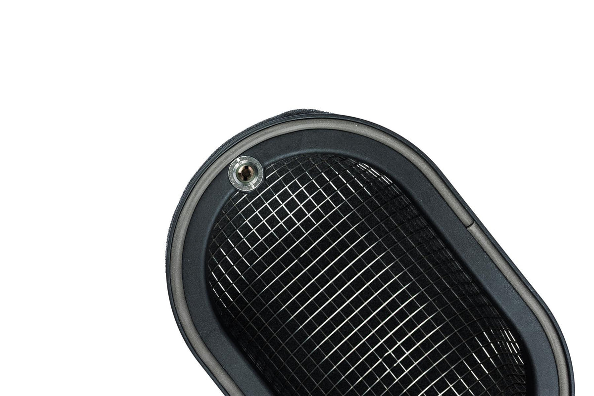 Domed Carb Air Filter & Blank Baseplate - 100mm Internal Height