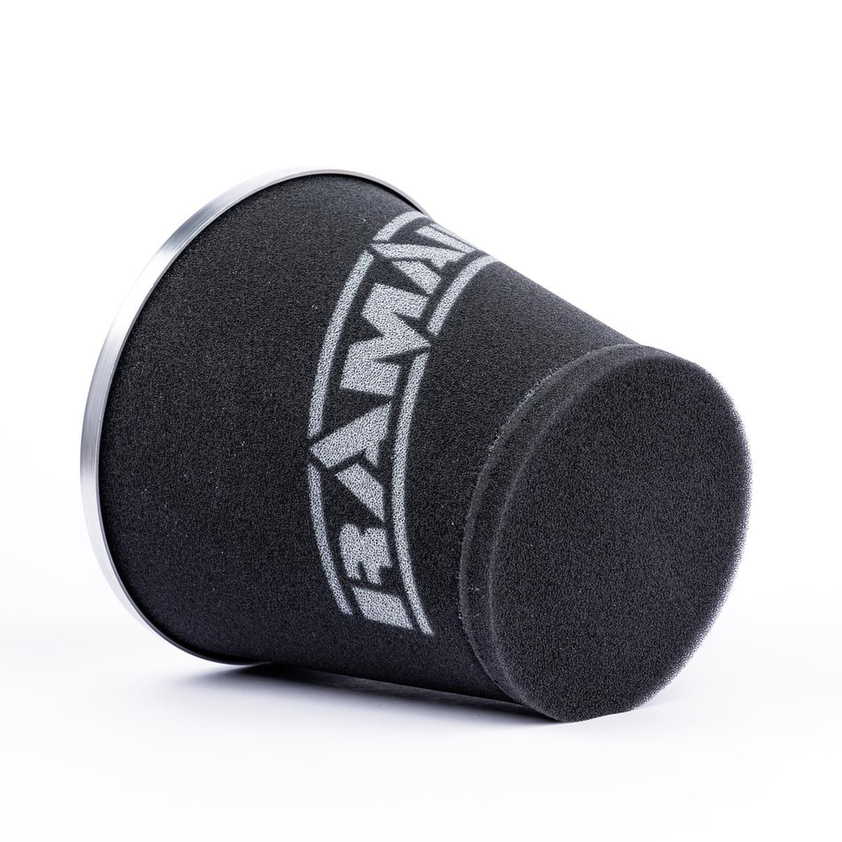 Ramair Foam Jet Stream Medium Cone Air Filter 70mm (2.75inch) OD Silver with Silicone Coupling