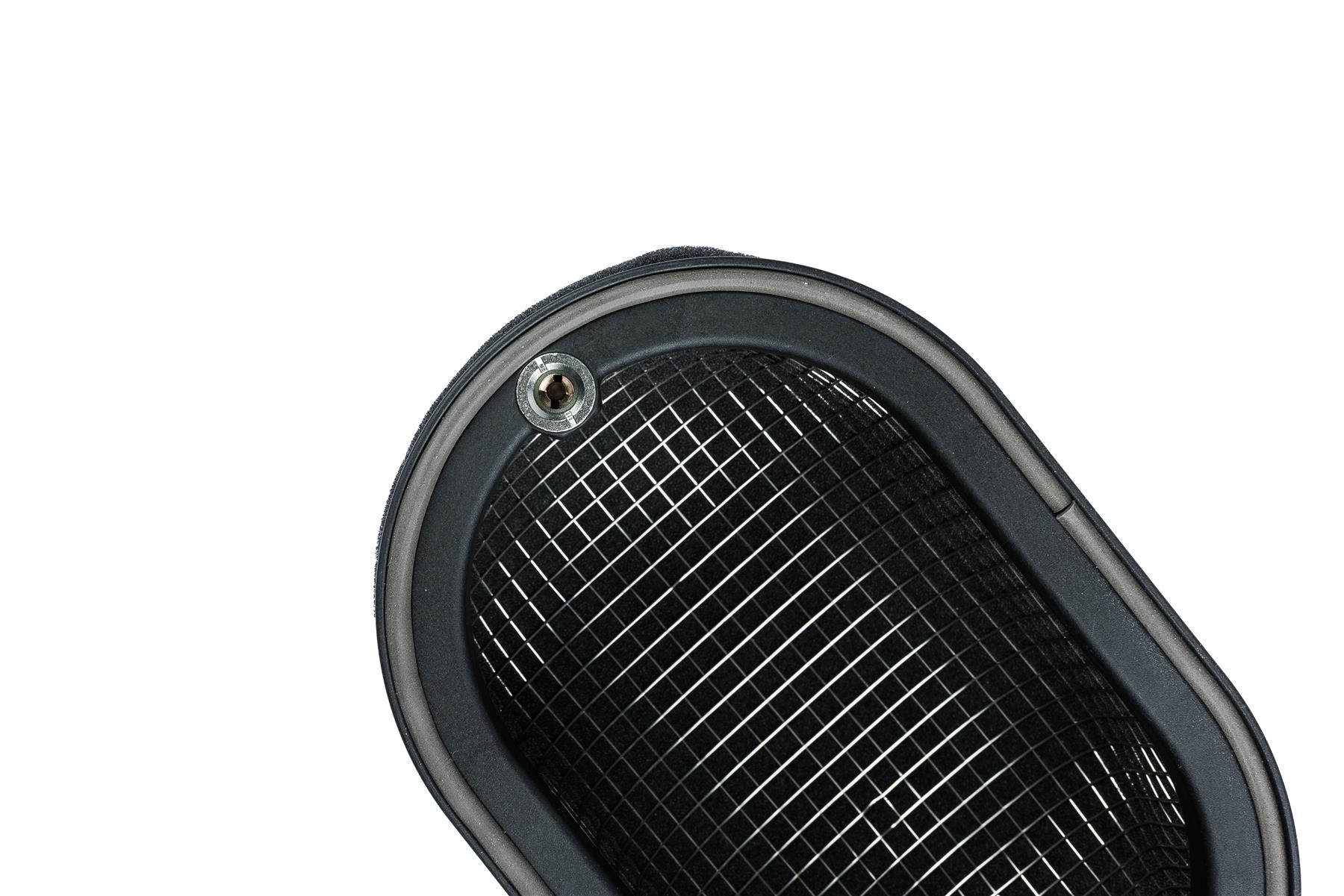Domed Carb Air Filter & Baseplate to fit SU HS2 1.25in (32mm Mini Offset) - 100mm Internal Height