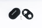 Domed Carb Air Filter & Baseplate to fit Dellorto 40 DHLA - 65mm Internal Height