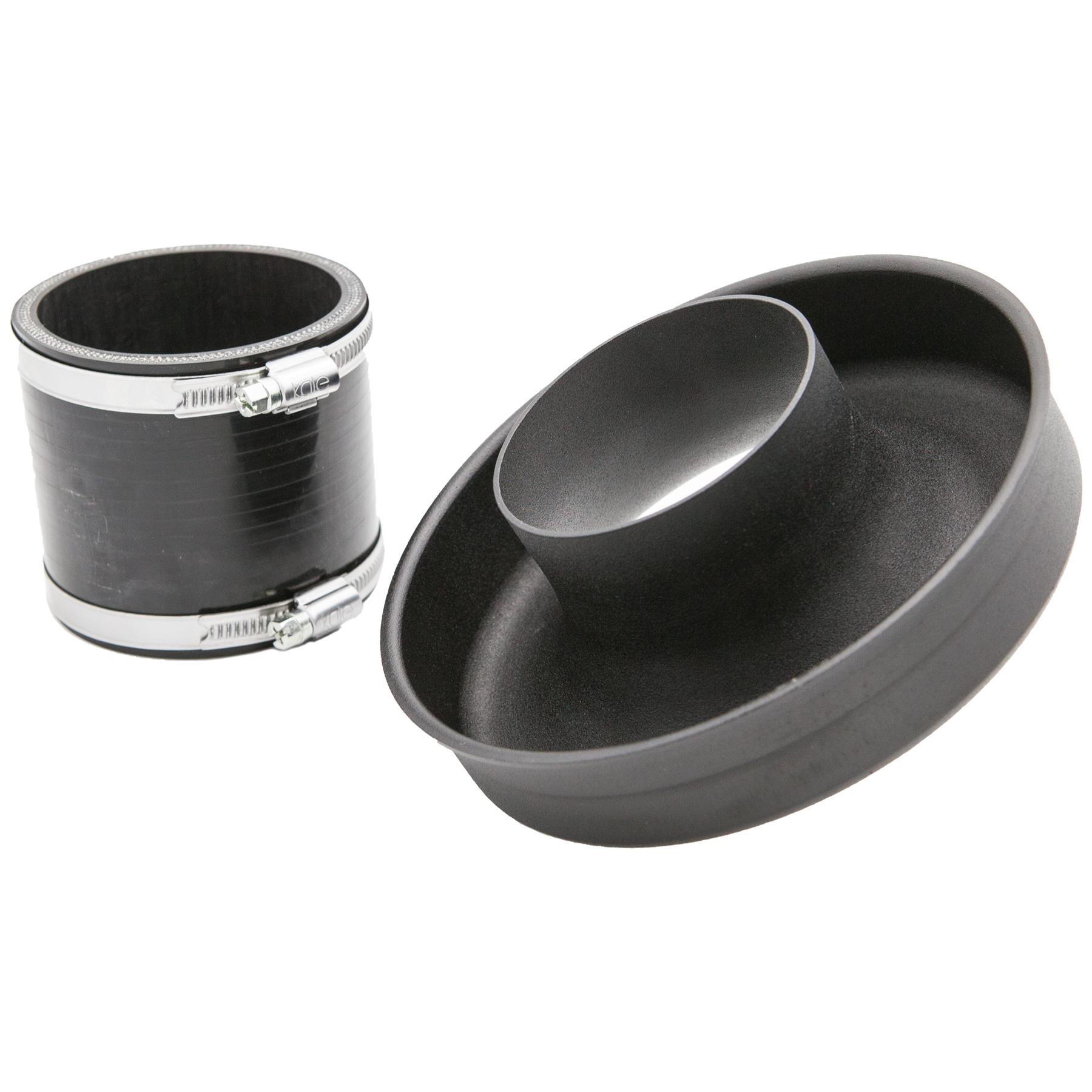 83mm Aluminium Velocity Stack with Silicone Coupler (3.25inch)