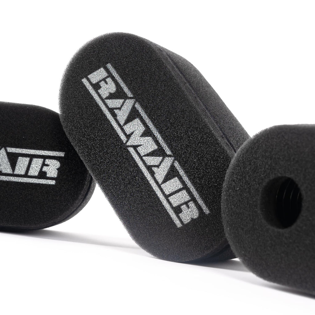 Carb Sock Foam Air Filters Caged 3x 84mm - Medium