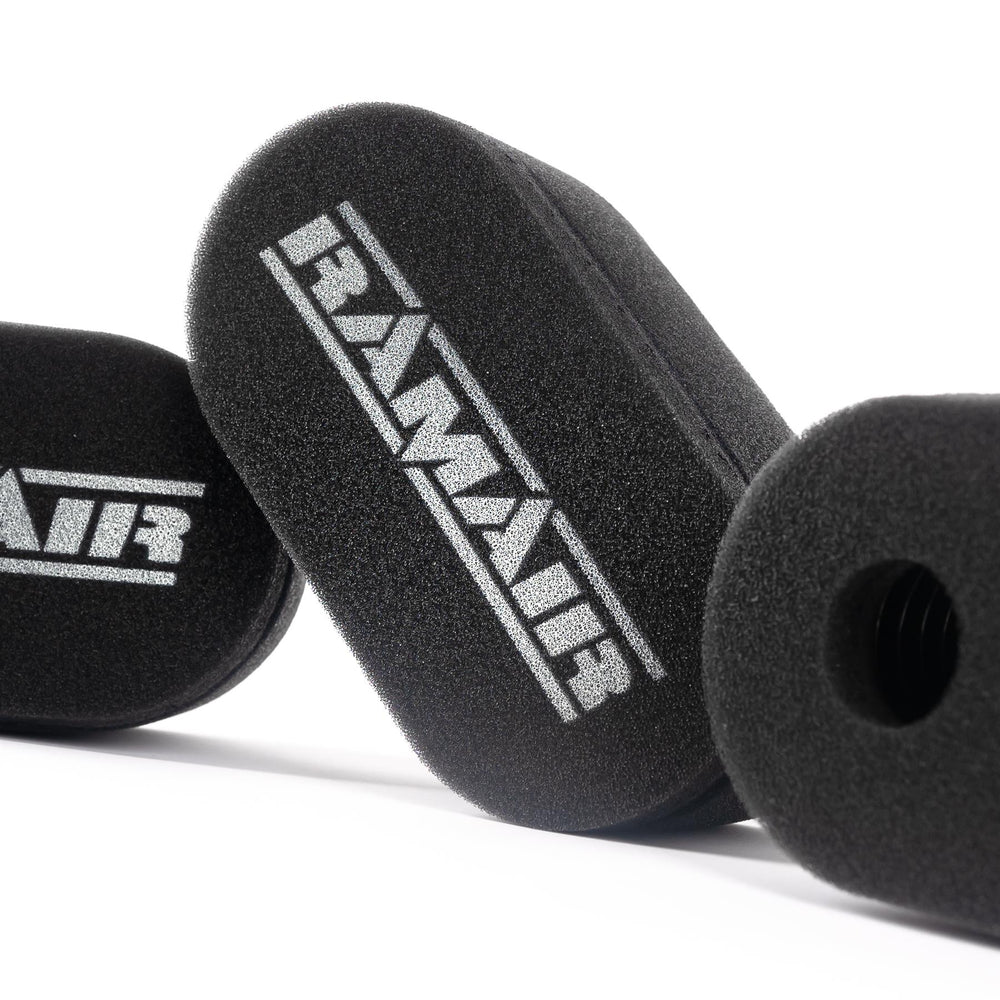 Carb Sock Foam Air Filters Caged 3x 84mm - Medium